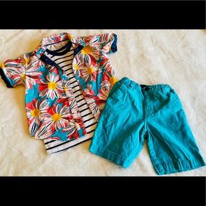 Boys Hawaiian 3 piece outfit